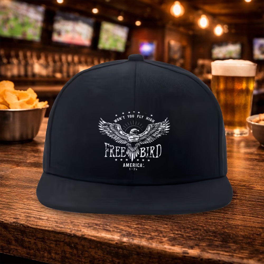 Street Fashion Couple - 2026 Freedom Bird Eagle Flat Brim