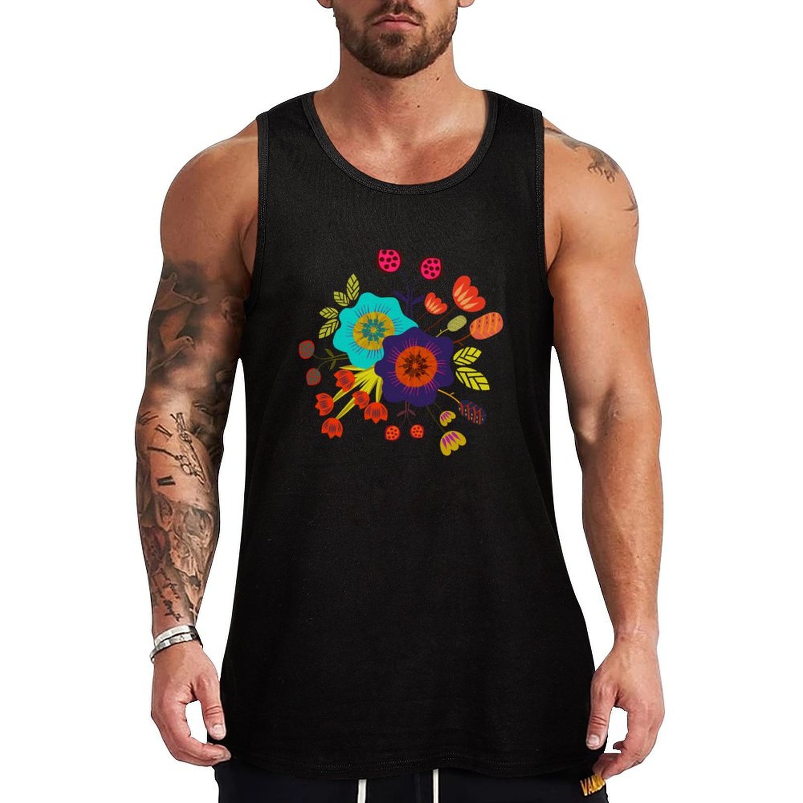 Fashion Street Night - Magical night garden Tank Top Street