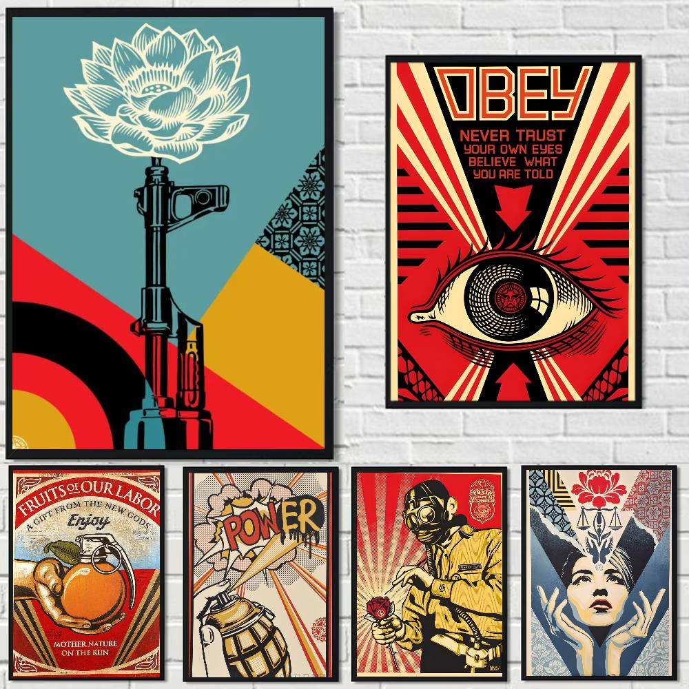 Street Fashion Poster - Shepard Fairey Art Street No Fashion