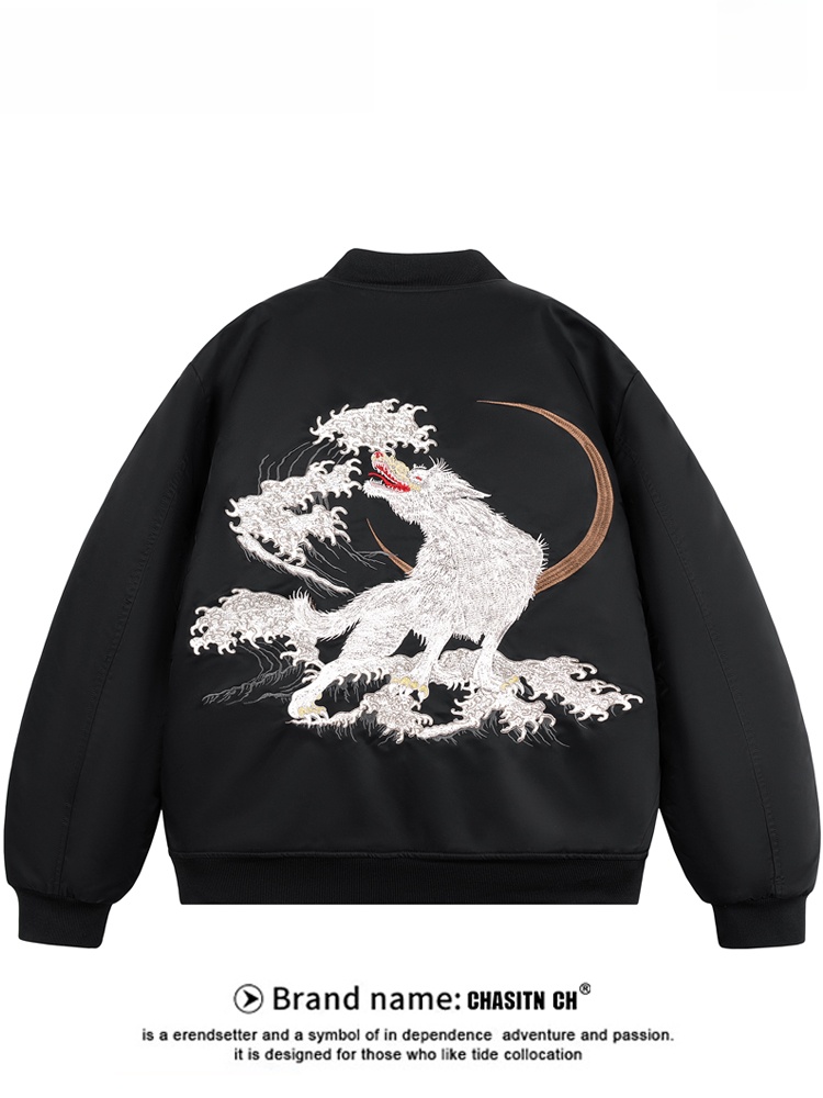 Thickened Embroidered Cotton J - Street Fashion Couple recension och pris