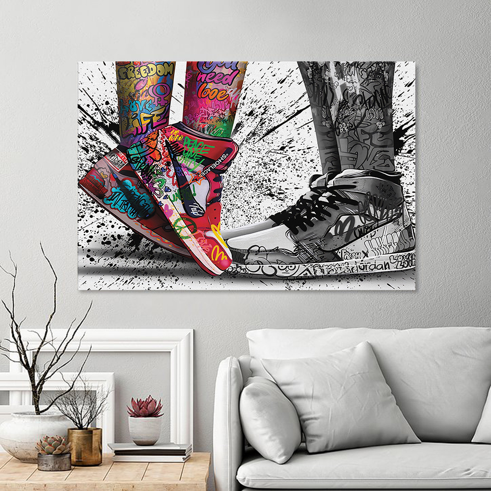 Fashion Graffiti Artwork Sneak - Street Fashion Poster recension och pris