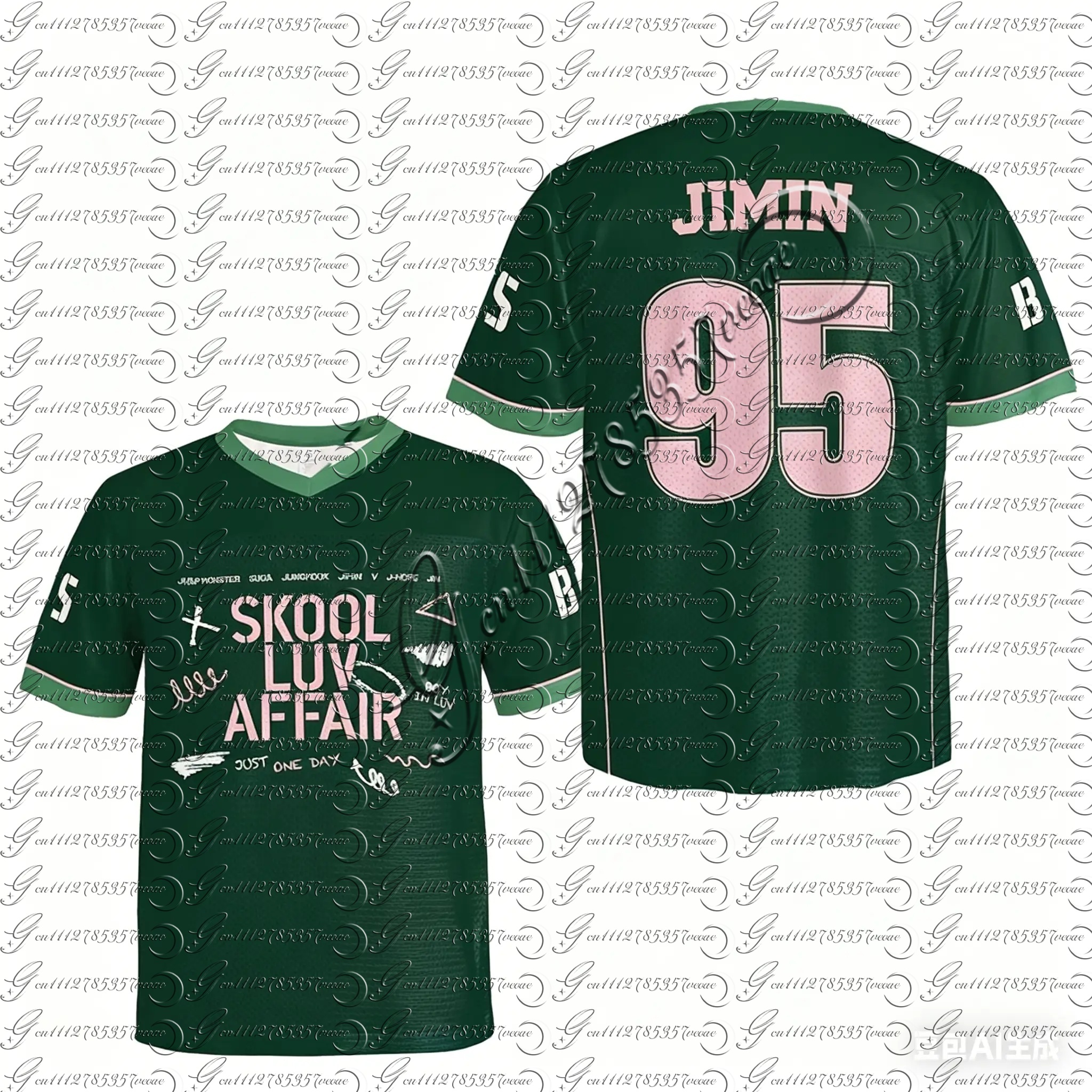 Kpop Inspired 97 Graphic Jerse - Street Fashion Kpop recension och pris