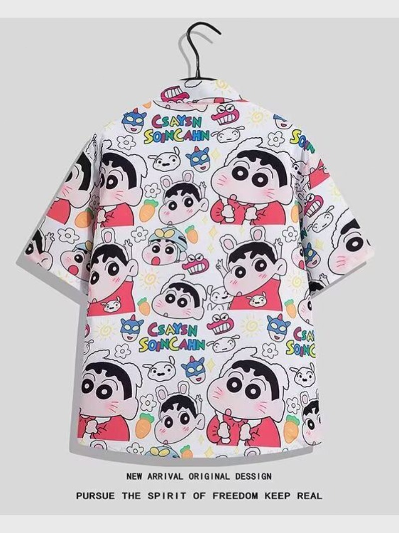 Super Cute Crayon Shin Chan Ca - Street Fashion Couple recension och pris