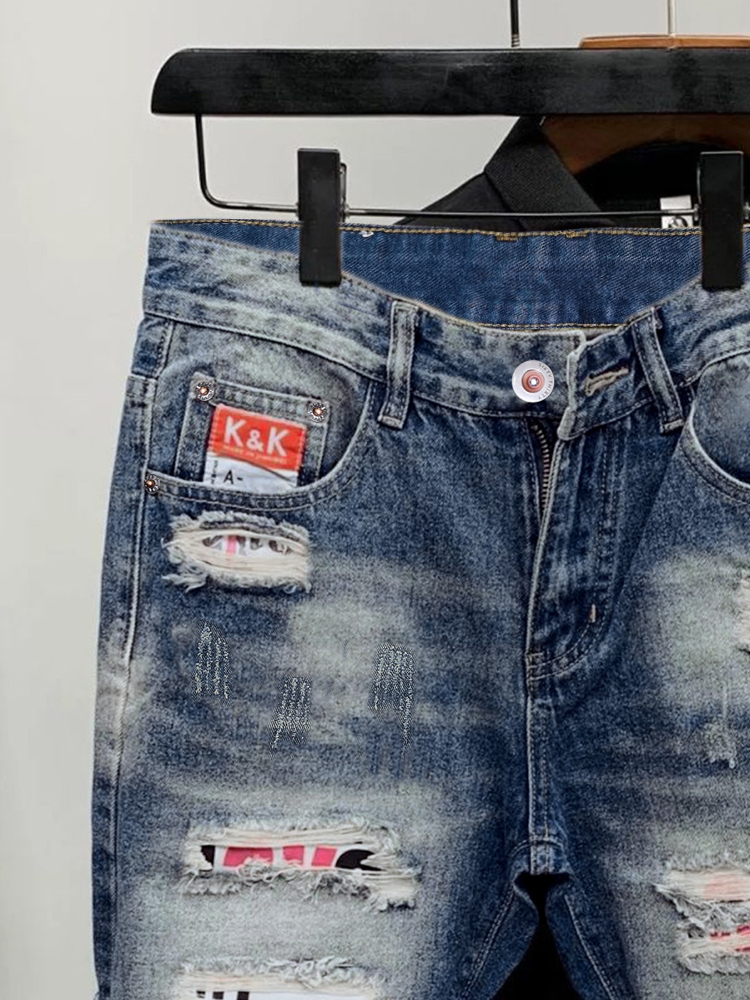 2026 Summer Ripped Straight Me - Street Fashion Jeans recension och pris