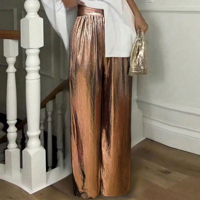 Summer Solid Color Wide Leg Wo - Fashion Street Night recension och pris