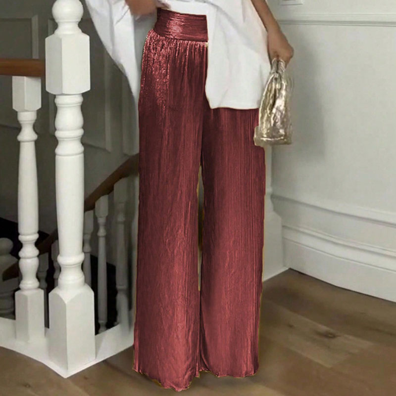Summer Solid Color Wide Leg Wo - Fashion Street Night recension och pris
