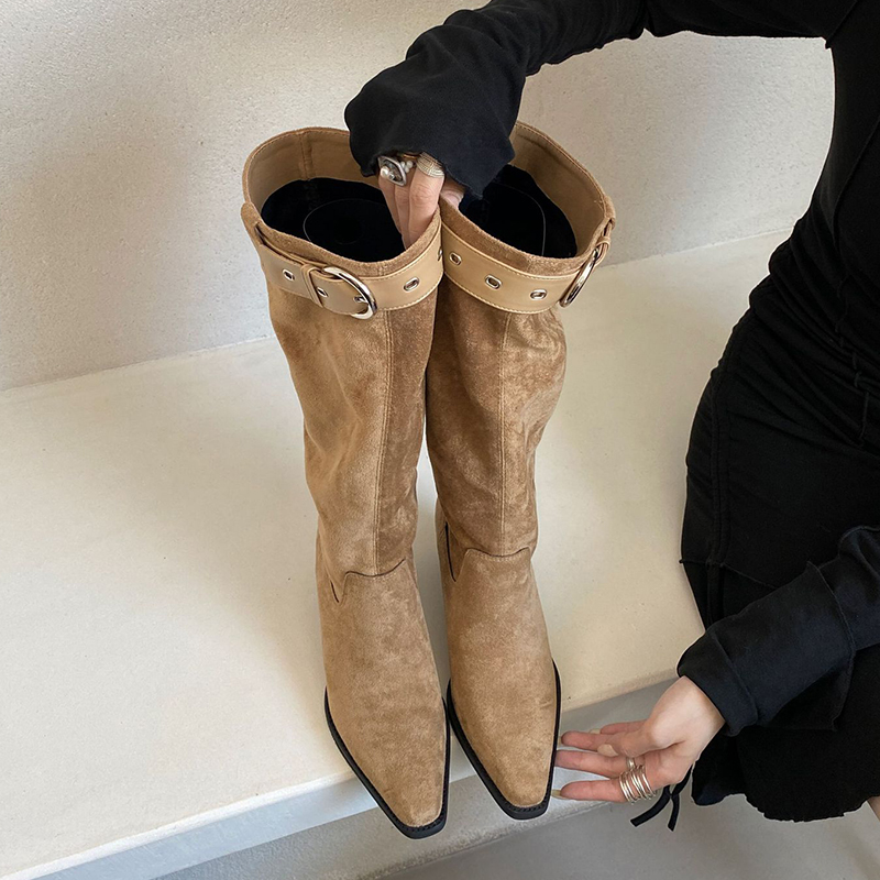 2026 autumn new cowhide suede  - Street Fashion Rome 2026 recension och pris