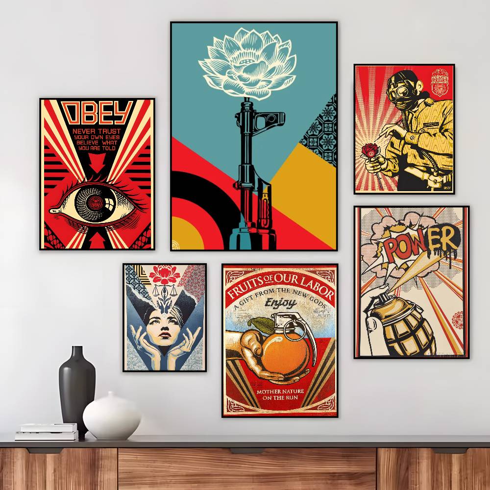 Shepard Fairey Art Street No F - Street Fashion Poster recension och pris