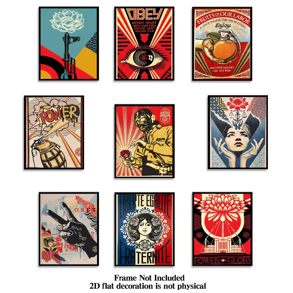 Shepard Fairey Art Street No F - Street Fashion Poster recension och pris