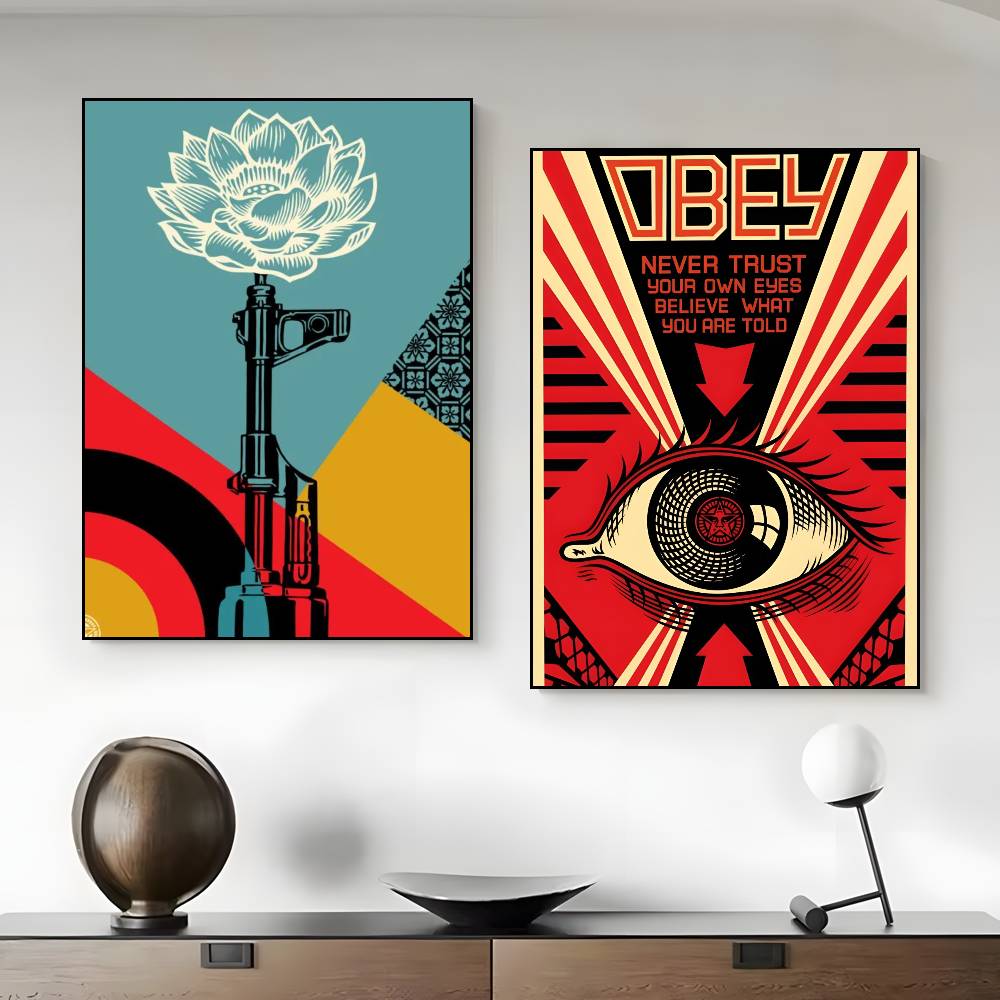 Shepard Fairey Art Street No F - Street Fashion Poster recension och pris