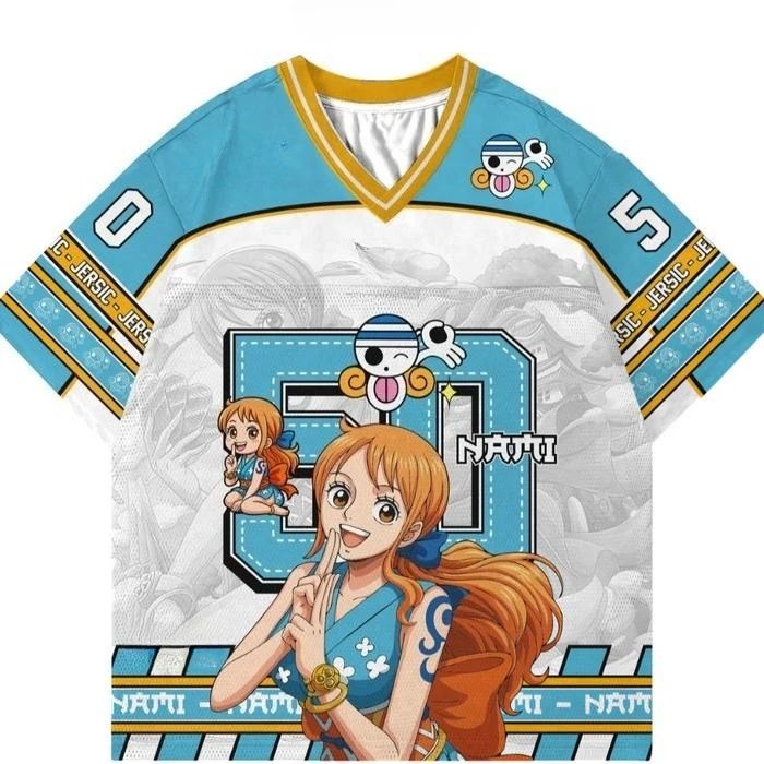 Jersey Straw Hat Pirates Anime - Street Fashion Kpop recension och pris
