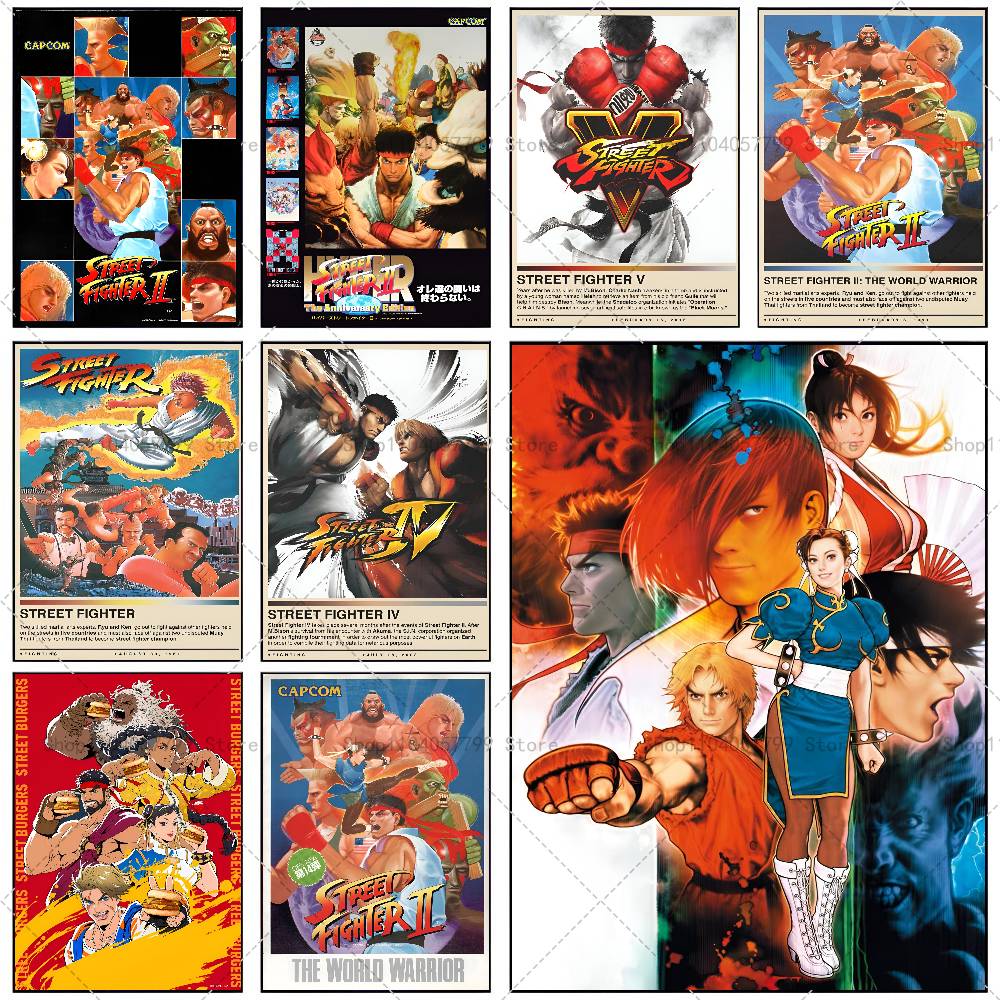 Classic Hot Video Game Street  - Street Fashion Poster recension och pris