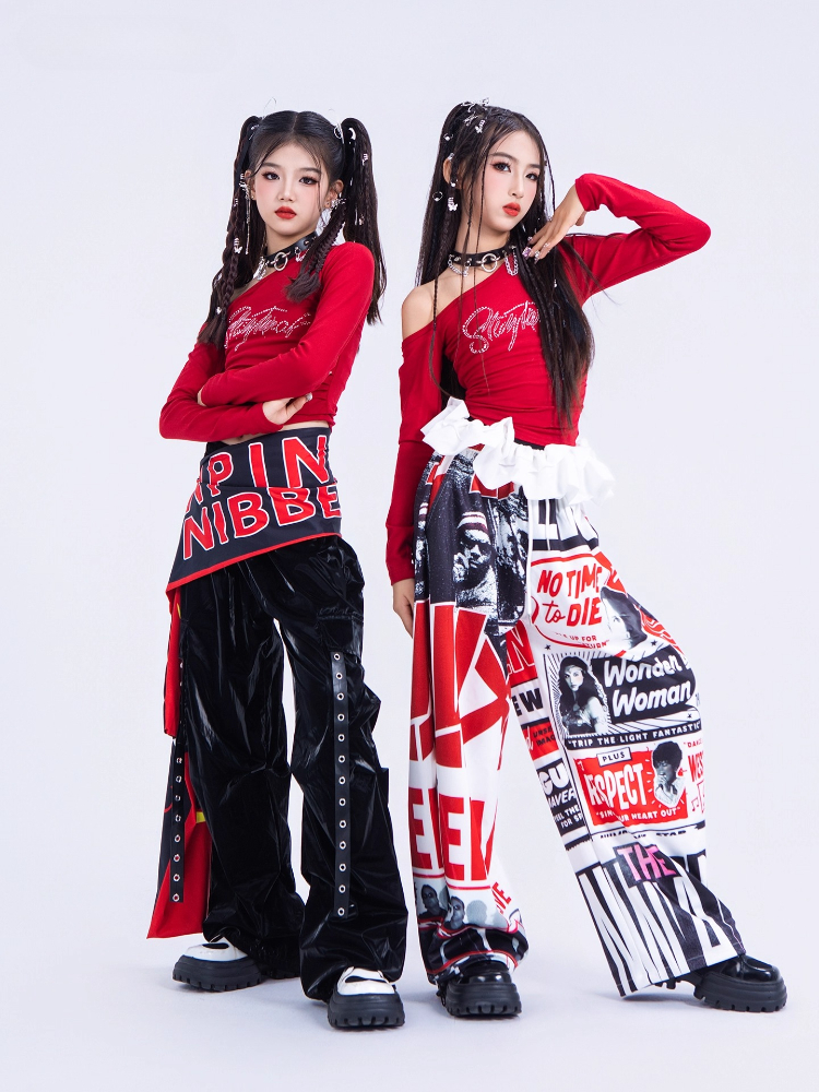 New Girls Hip Hop Dance Costum - Street Fashion Kpop recension och pris