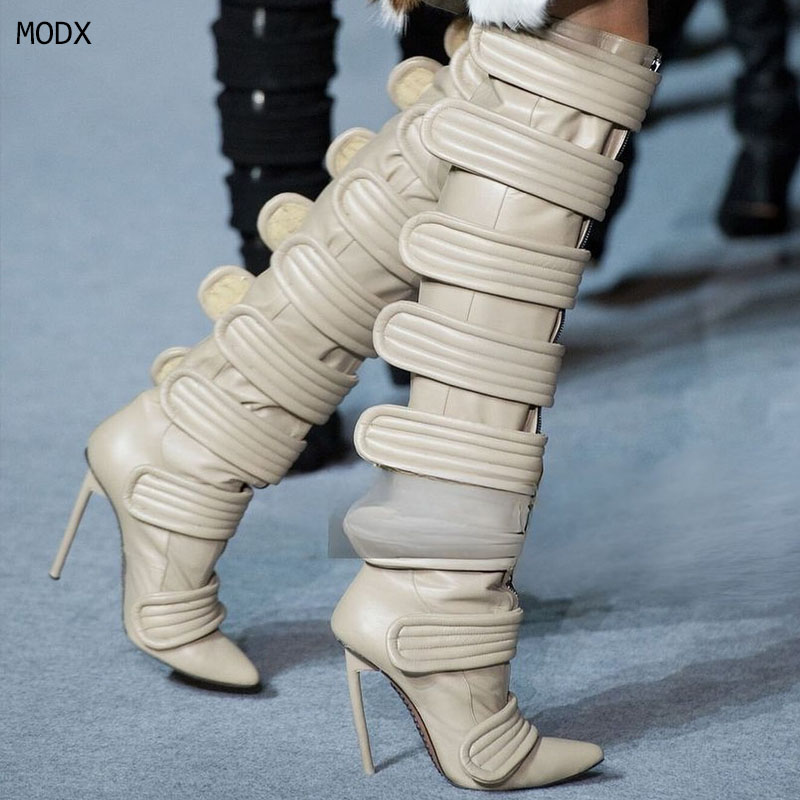 2026 Pointed Toe Knee-high Boo - Street Fashion Rome recension och pris
