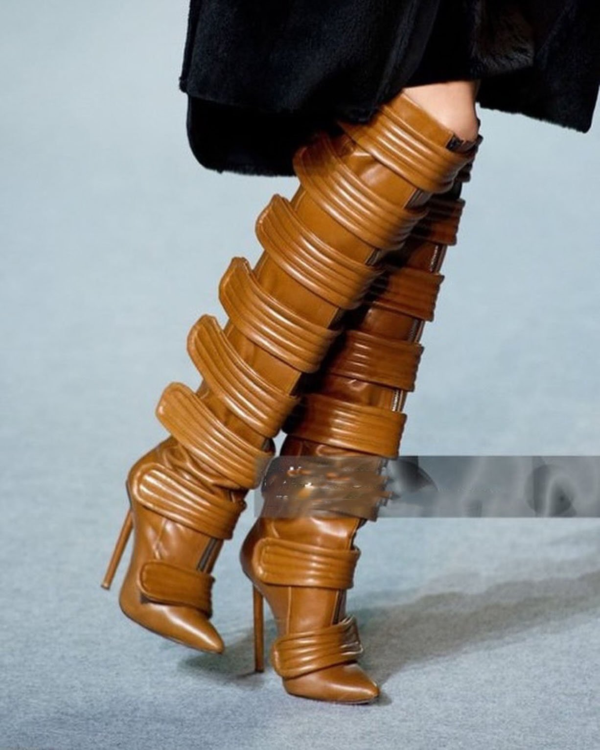 2026 Pointed Toe Knee-high Boo - Street Fashion Rome recension och pris