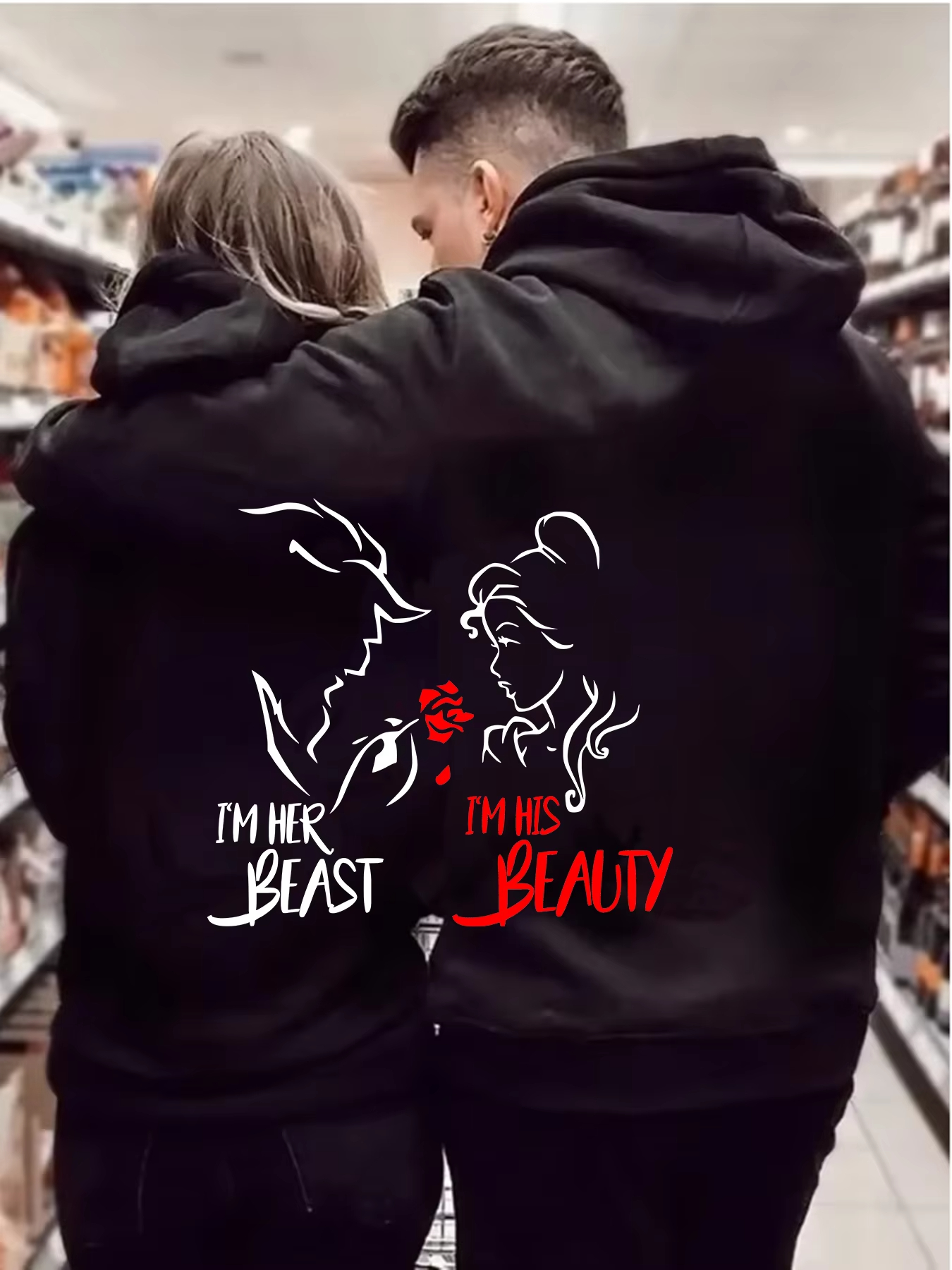 Love Print Men's and Women's L - Street Fashion Couple recension och pris