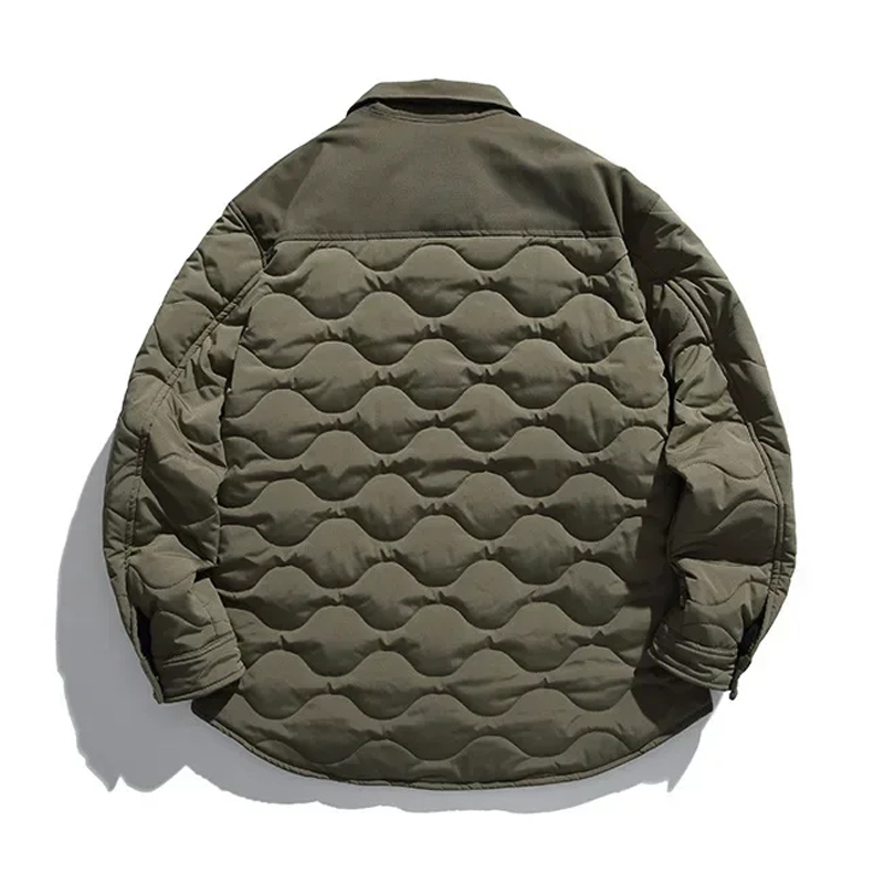 Vintage Cotton Jacket Men's Wi - Street Fashion Erkek recension och pris