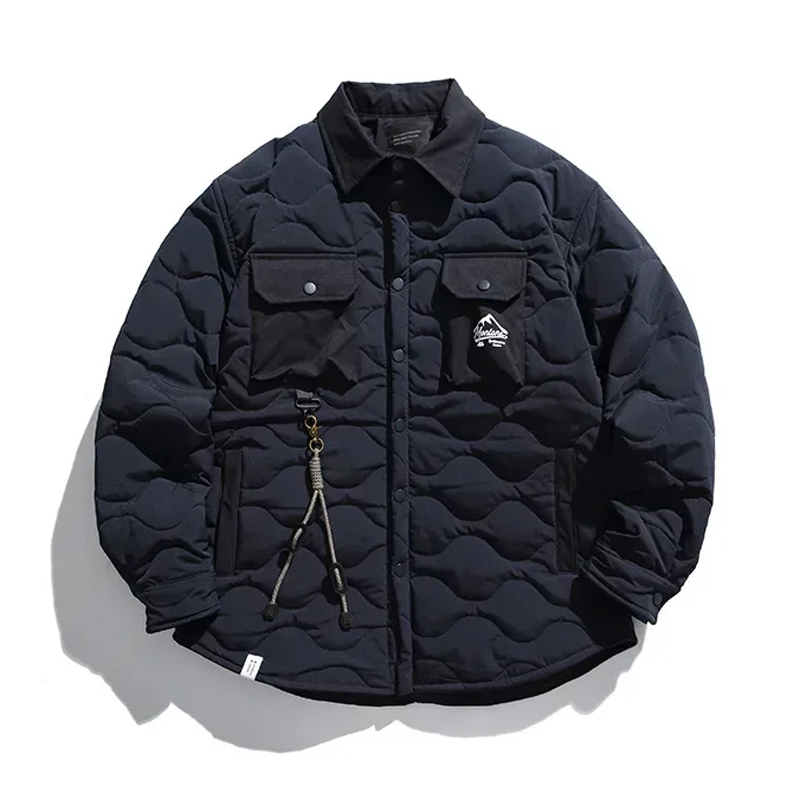 Vintage Cotton Jacket Men's Wi - Street Fashion Erkek recension och pris