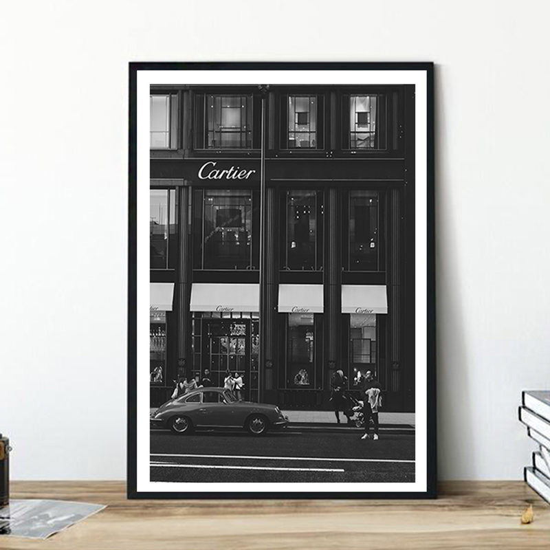 European Street Canvas Paintin - Street Fashion Poster recension och pris