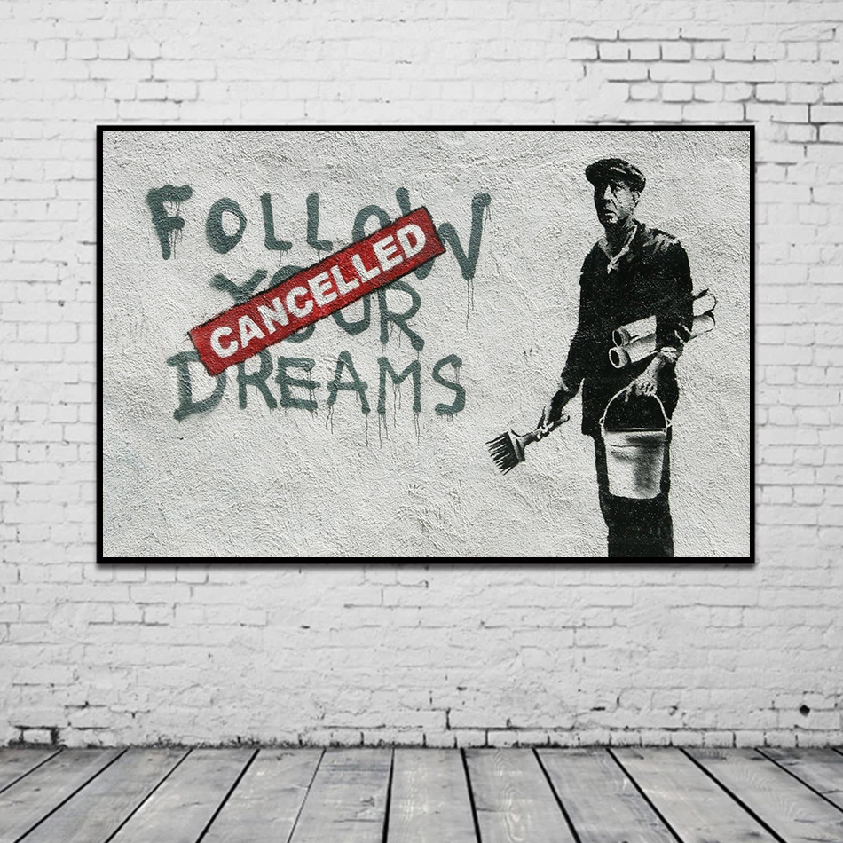 Banksy Abstract Street Graffit - Street Fashion Poster recension och pris
