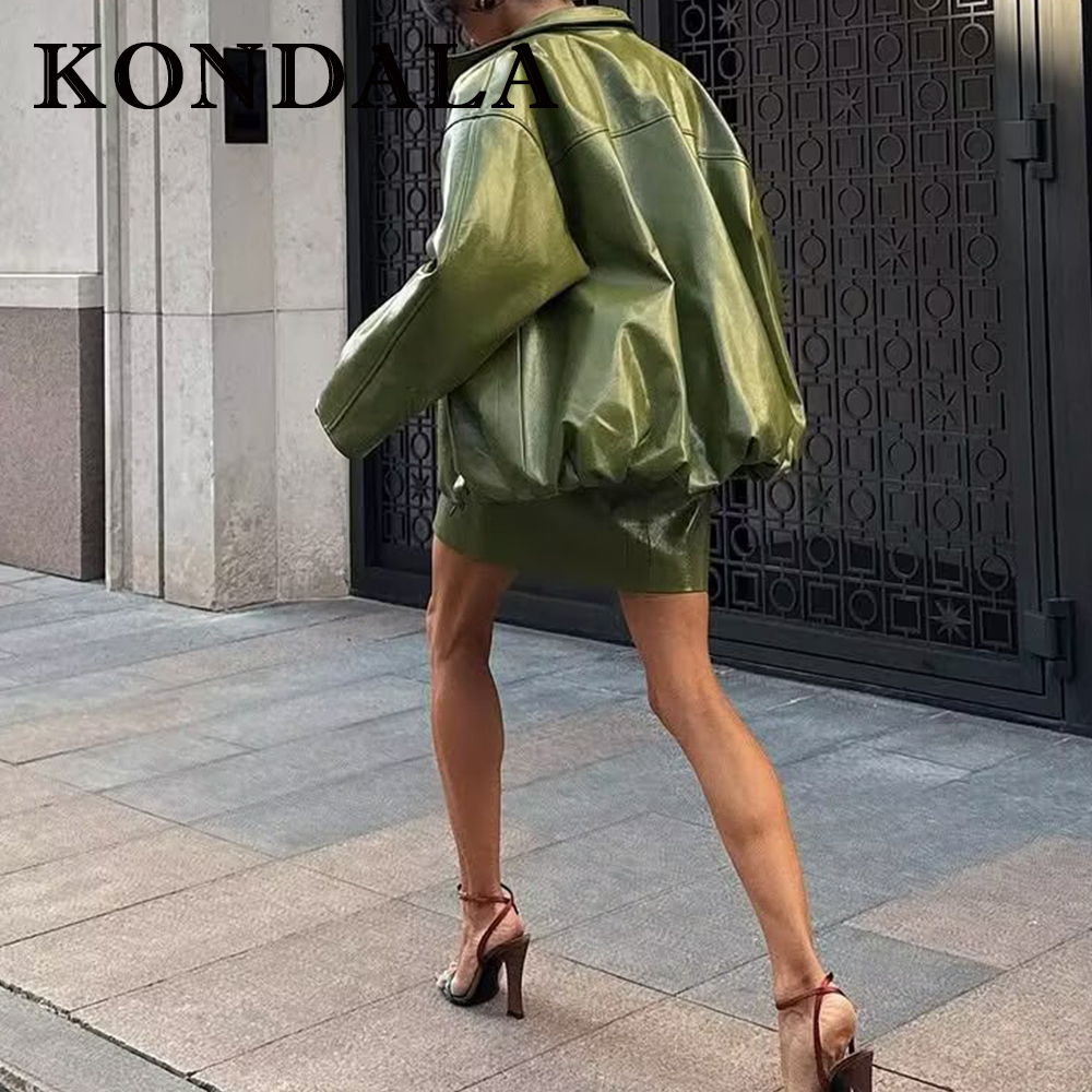 KONDALA Chic Streetwear Green  - Fashion Street Night recension och pris