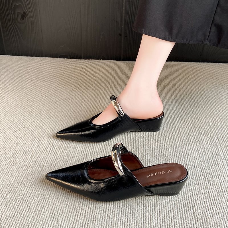 Summer Women Cover Toe Mules S - Street Fashion Rome 2026 recension och pris