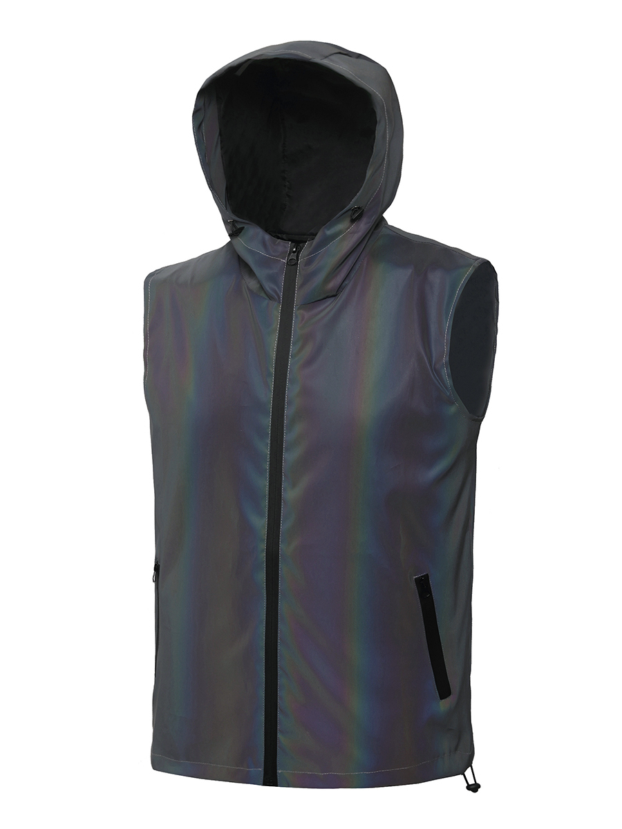 Reflective Vest Men's  Hoodie  - Fashion Street Night recension och pris