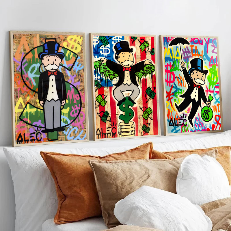Fashion Alec Monopoly Milliona - Street Fashion Poster recension och pris