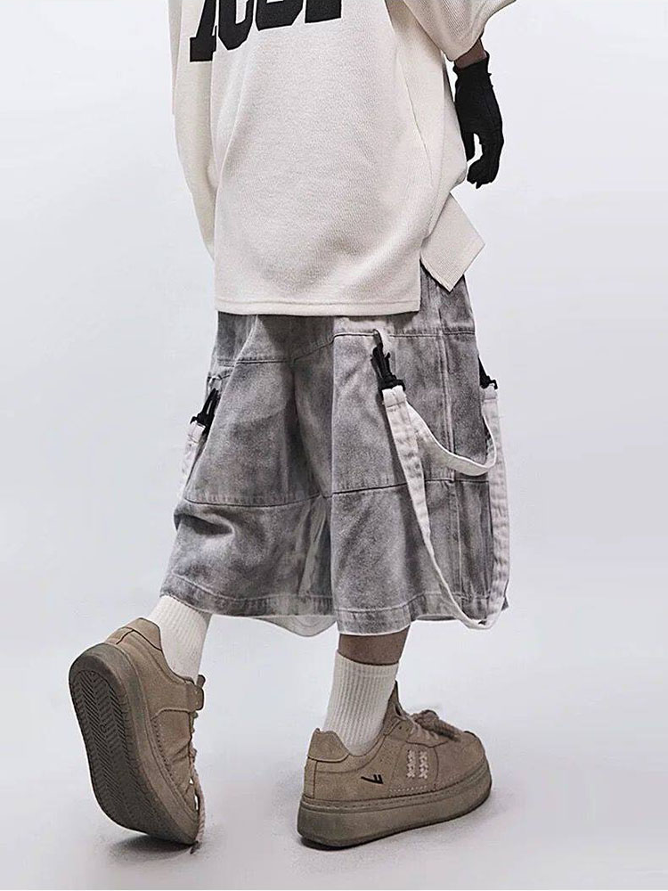 Retro Hip-hop Men's Ripped Jea - Street Fashion Jeans recension och pris