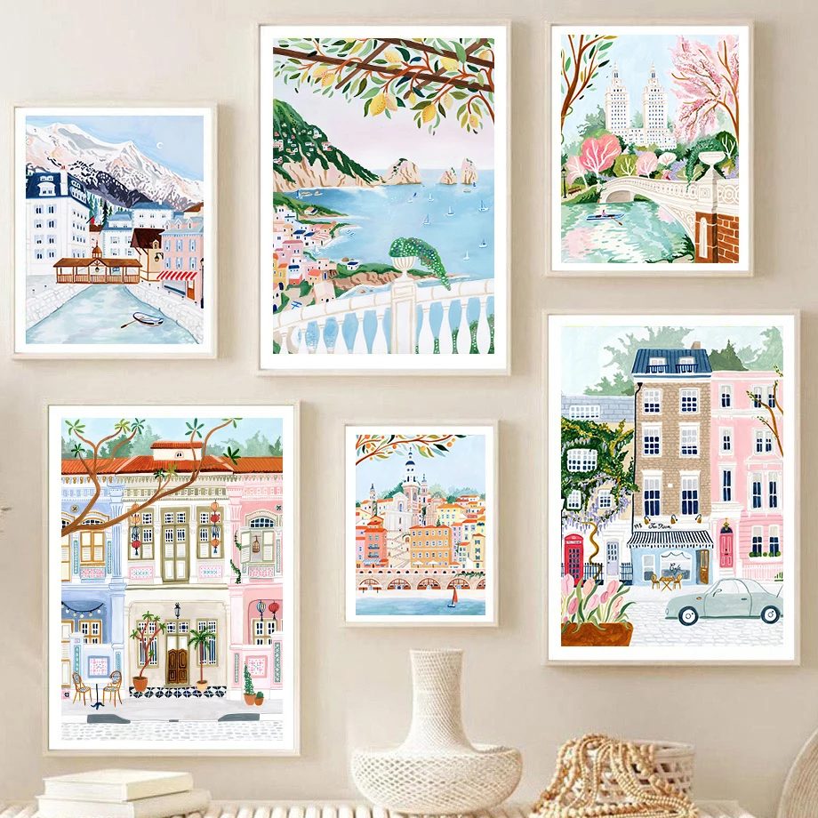City Street Park Vintage Tram  - Street Fashion Poster recension och pris