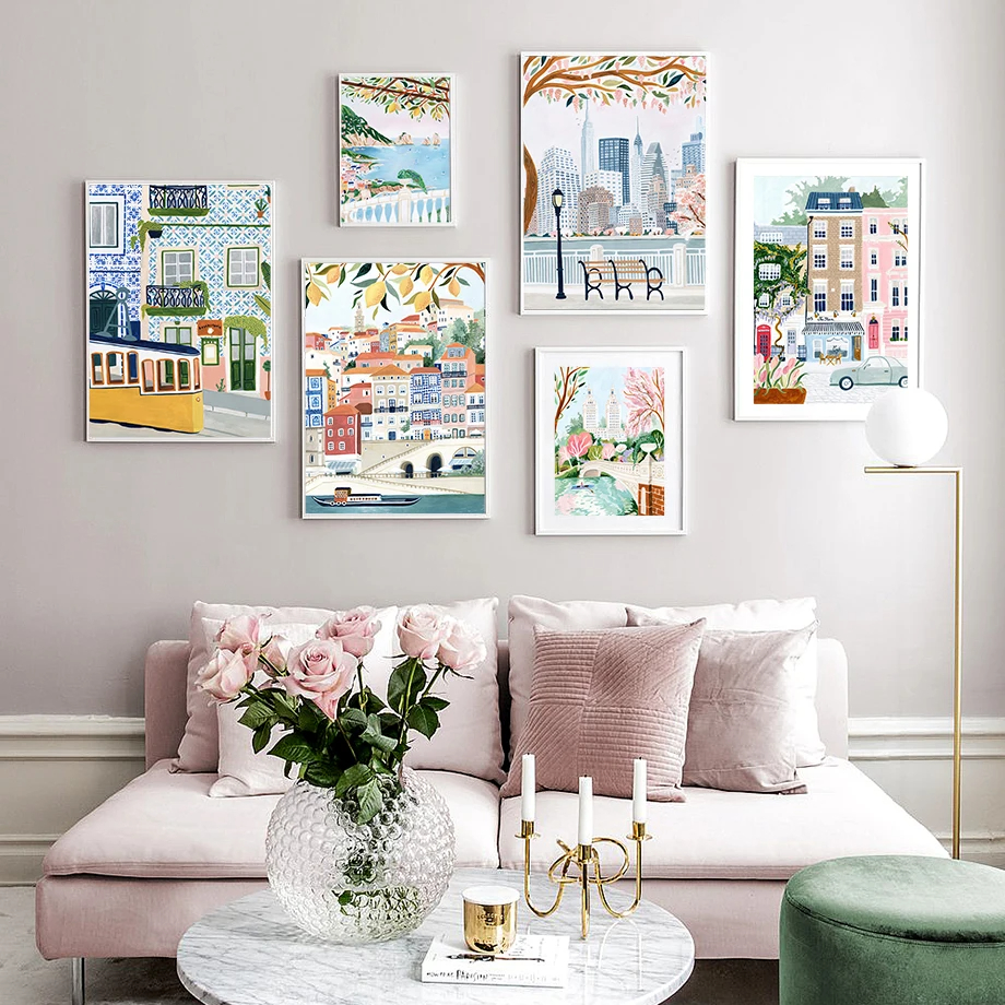City Street Park Vintage Tram  - Street Fashion Poster recension och pris